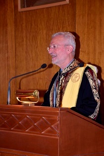 Τελετή Αναγόρευσης του Carmine A. Zoccali, Καθηγητή Νεφρολογίας,  σε Επίτιμο Διδάκτορα του Τμήματος Ιατρικής